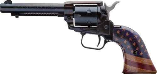 HERITAGE 22LR 4.75" FS BLUED USA FLAG GRIP