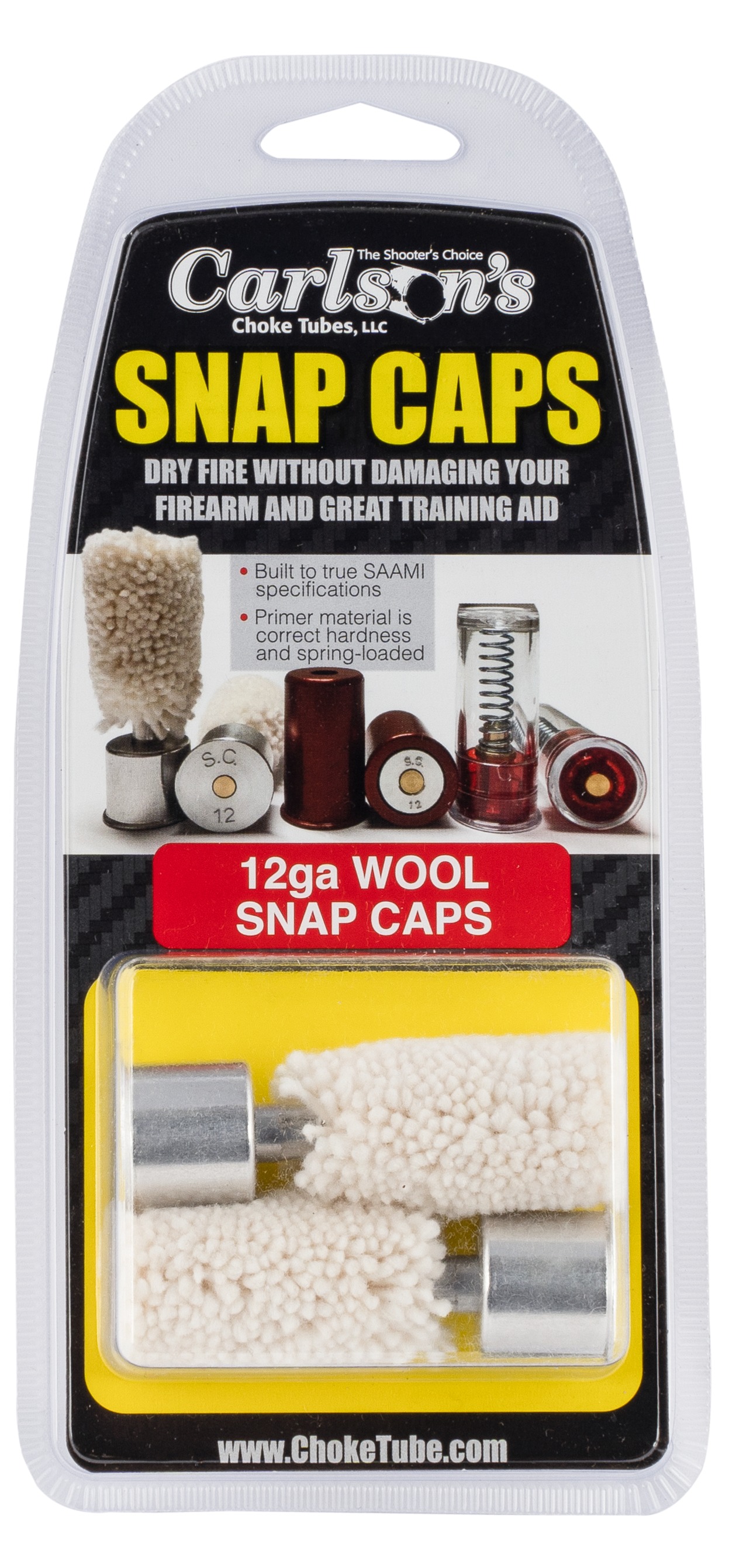 Carlson's Choke Tubes 00105 Snap Cap  12Gauge 2Pack