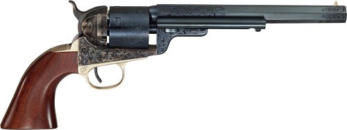 CIMARRON 1851RM WB HICKOK 38SPL CHARCOAL BLUED ENGRAVED