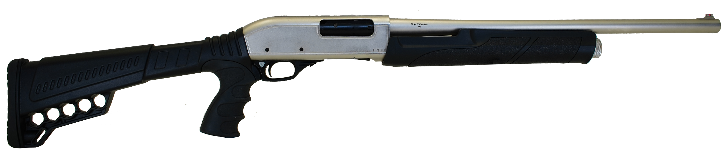Citadel FRPAX1220NKL CDP Force Tactical Pump 12 Gauge 3+1 3" 20" Silver Marinecote Barrel, Steel Receiver w/Silver Marinecote Finish, Synthetic Pistol Grip Stock