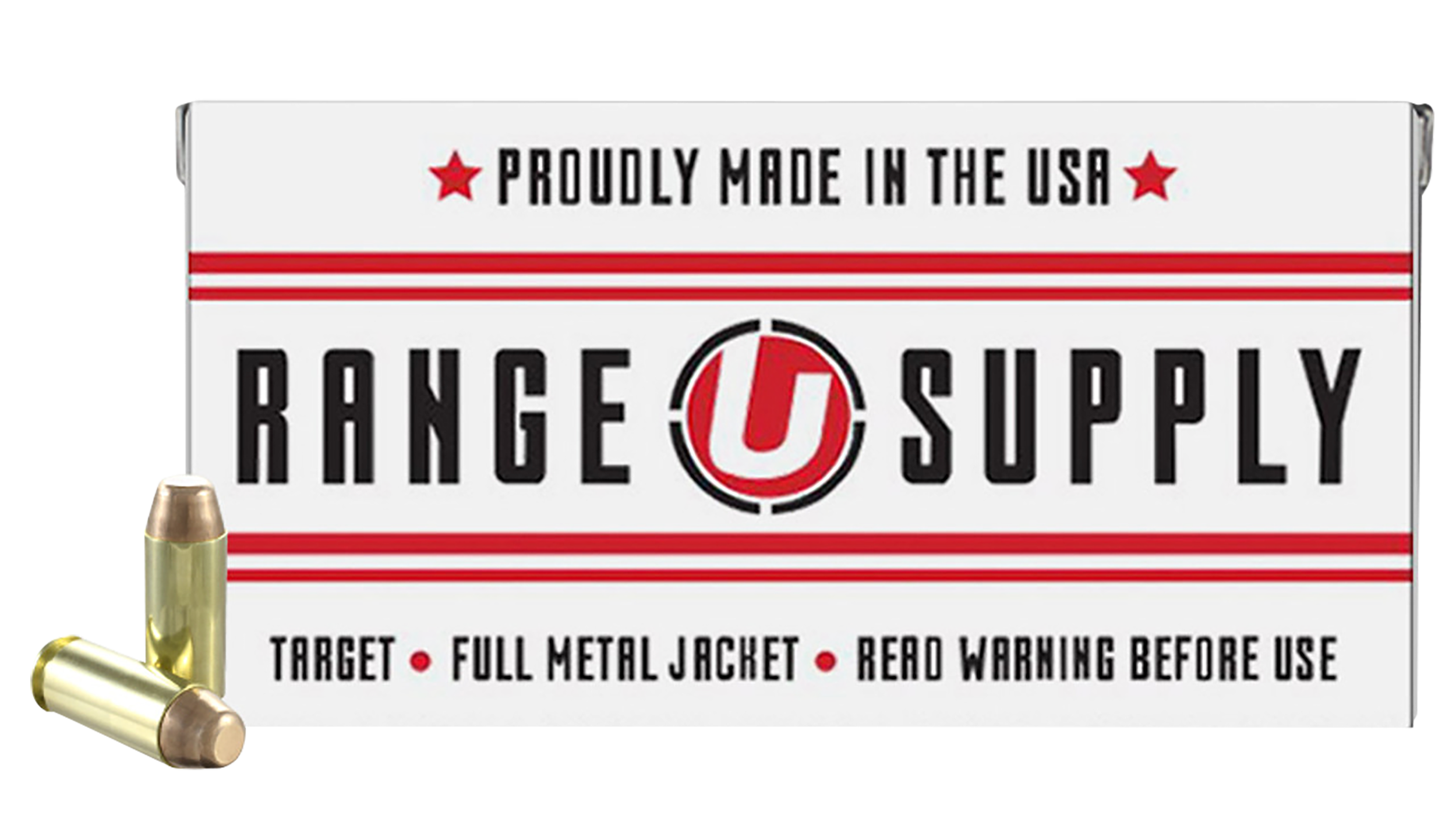 Underwood Ammo 297   10mmAuto 180gr Full Metal Jacket Flat Nose 50 Per Box/10 Case