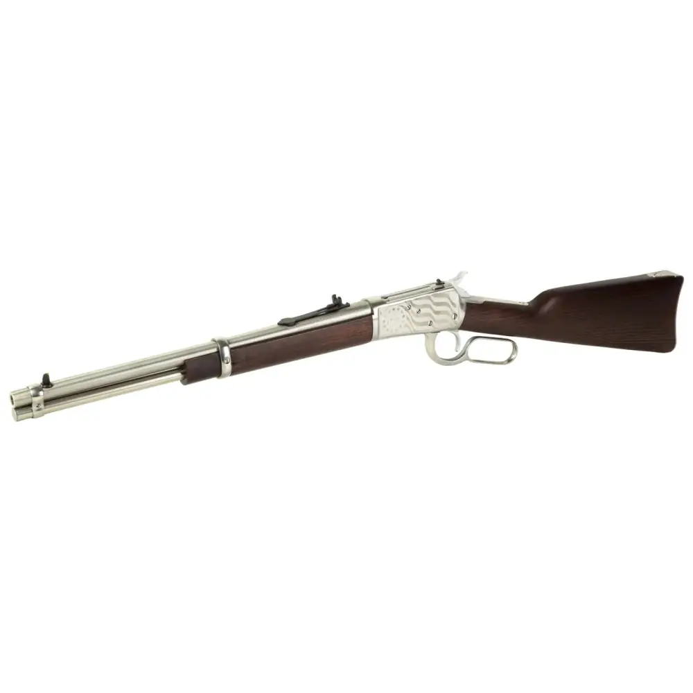 ROSSI R92 357MAG 16" SS/HWRD 8RD 1776 FLAG ENGRAVED