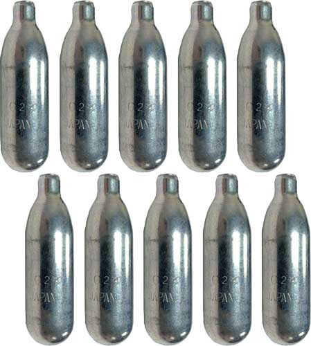 BYRNA 12 GRAM CO2 CARTRIDGES 10 PACK ONLY 1 LUBRICATED