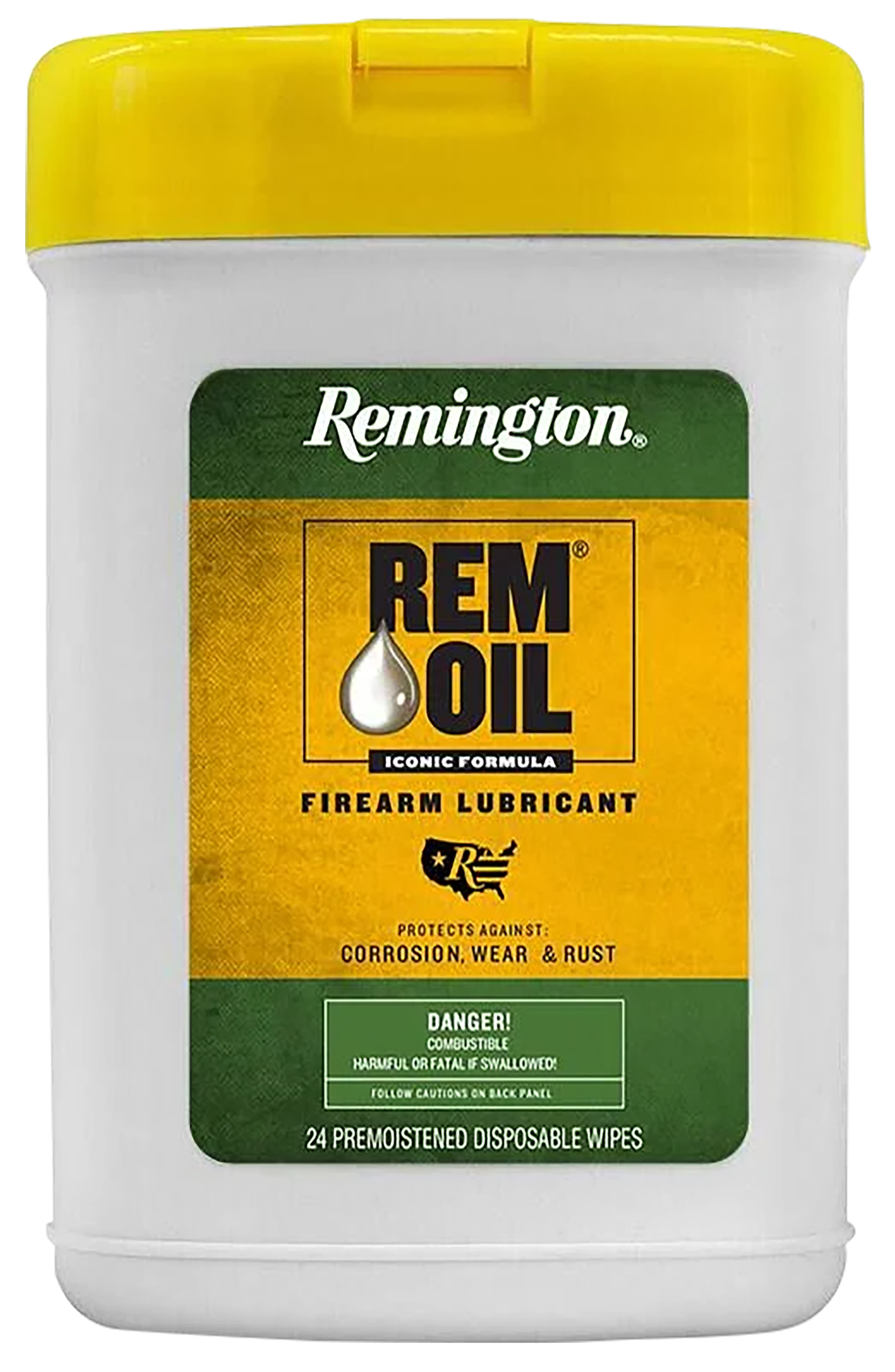 Remington Accessories 16325 Rem Oil Cleans/Lubricates/Protects Wipes 24 Count