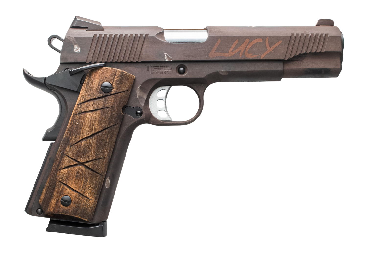 Tisas 1911 Duty 45 ACP 5" 8rd Stainless Picatinny Rail Pistol