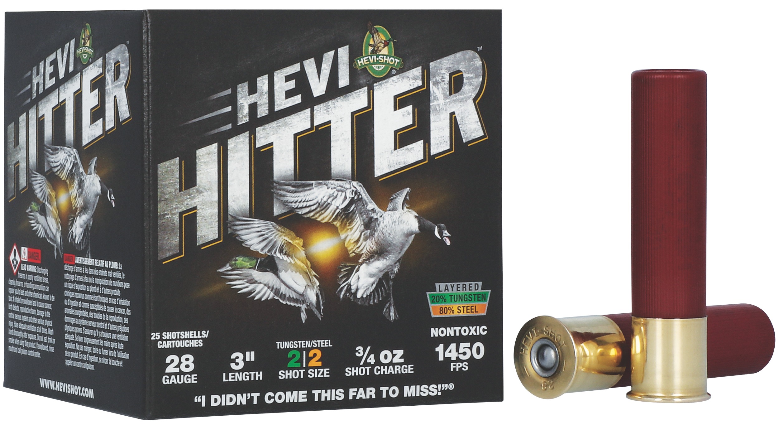 HEVI HS28282 HEVI-HITTER 28G 3" 3/4OZ     2  25/10