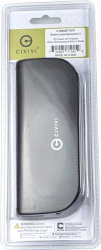 CIVIVI KNIFE ELEMENTUM II 2.96 " OD GREEN G10/BLK CLAM PACK