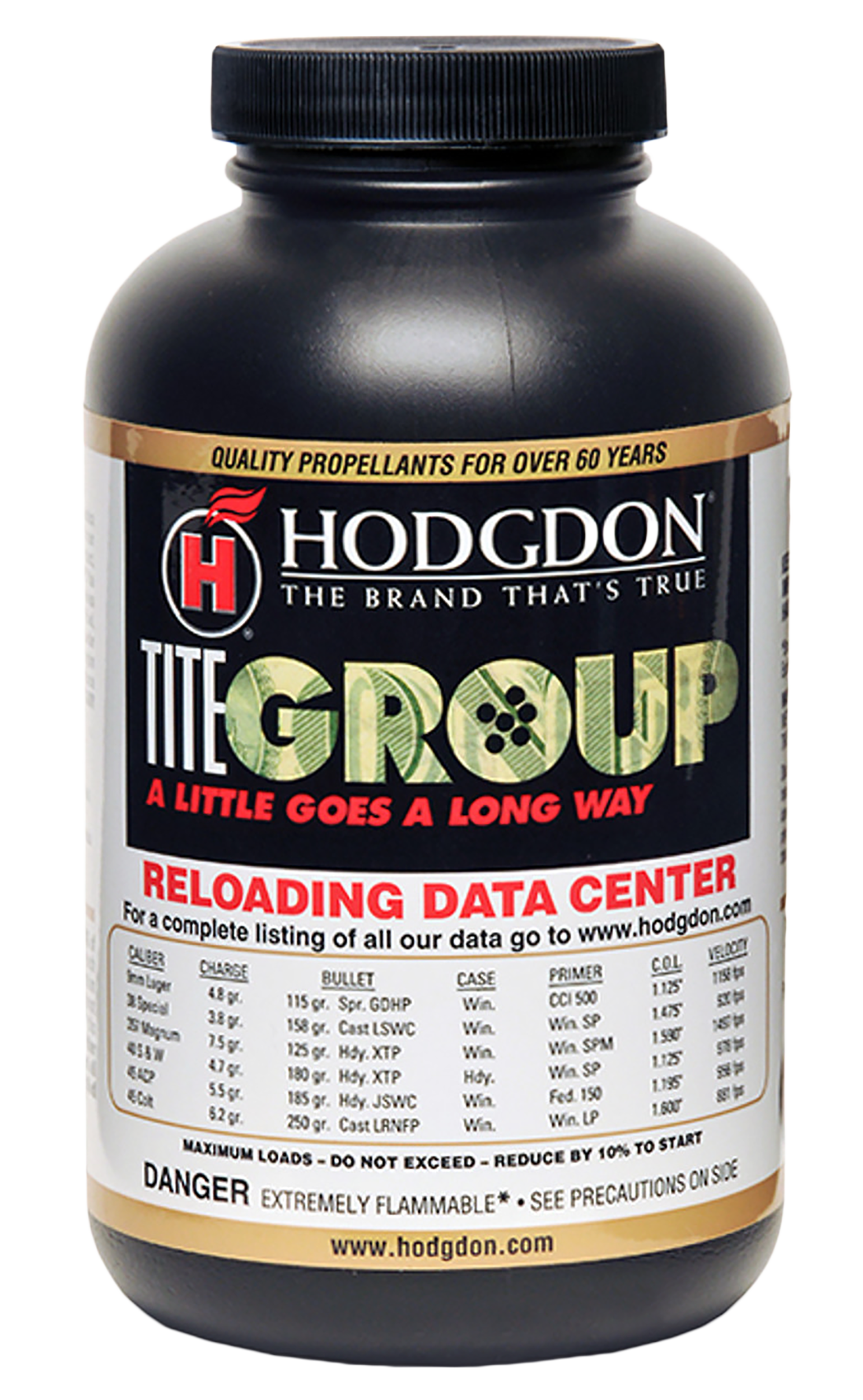Hodgdon TG1 Titegroup Titegroup Smokeless Powder Multi-Caliber 1 lb