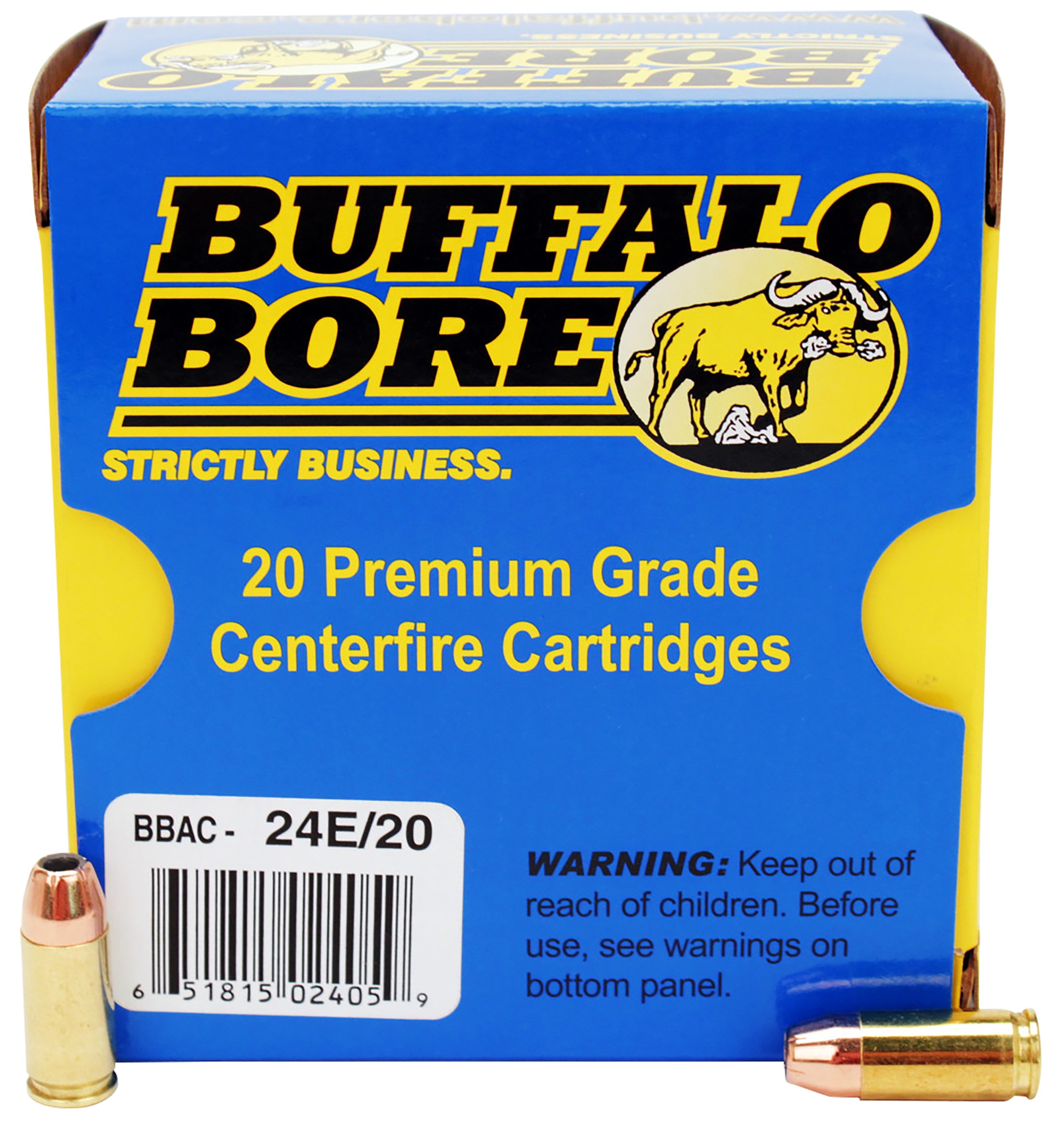 Buffalo Bore Personal Defense 9mm +P 124gr JHP 20rd Box