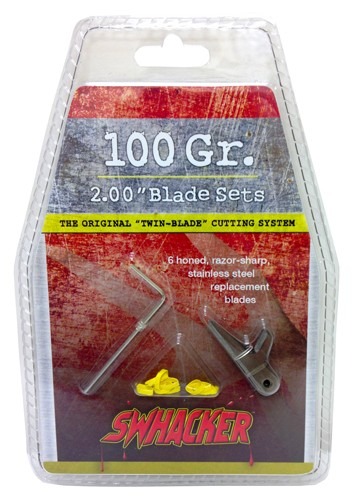 SWHACKER REPLACEMENT BLADES 2-BLADE 100GR 2" CUT 6/PK