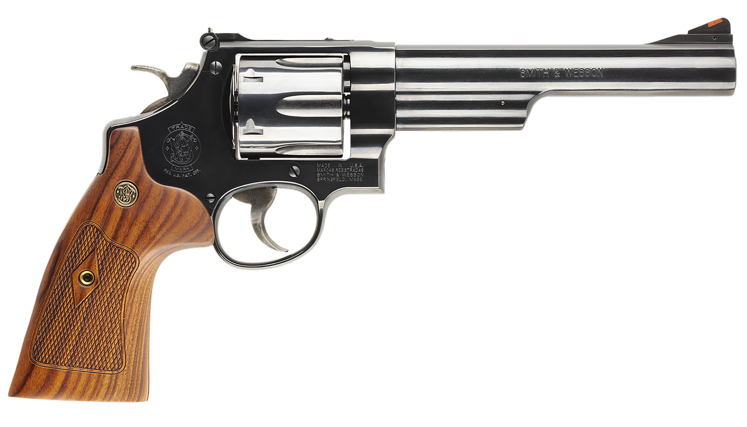 Smith & Wesson 150145 Model 29 Classic N-Frame Frame 44 S&W Spl/44 Rem Mag 6 Shot 6.50" Blued Carbon Steel Barrel, Cylinder & Frame, Wood Grip, Exposed Hammer