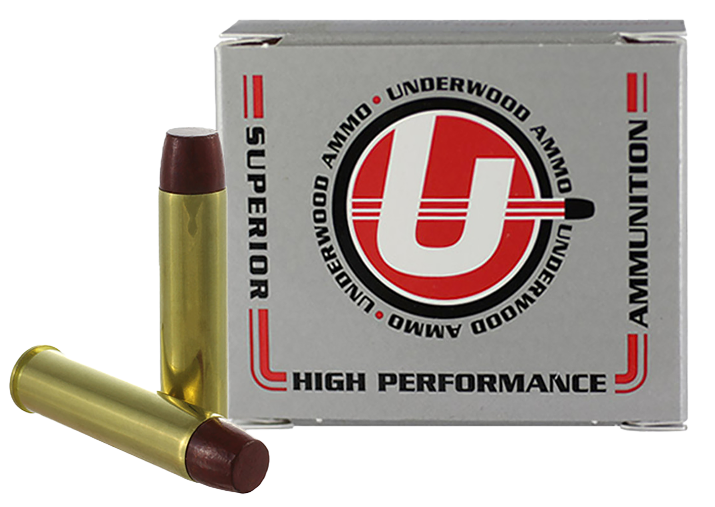 Underwood Ammo 726 Gas Check  460S&WMag 360gr Hard Cast Long Wide Nose 20 Per Box/10 Case