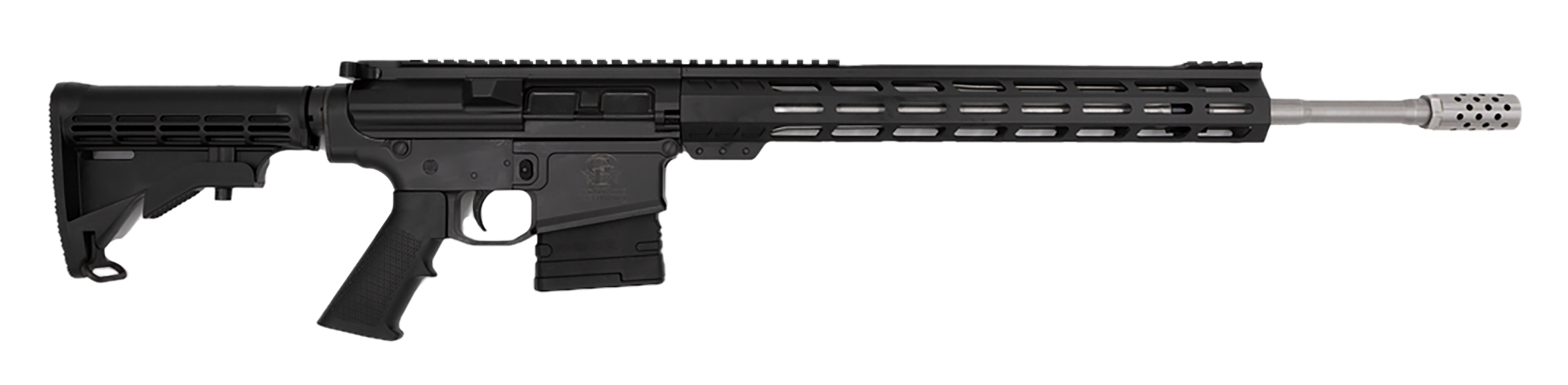 Great Lakes Firearms AR-10 6.5 Creedmoor 10+1 20" Stainless Barrel, Black Rec, 15.25" M-Lok Handgaurd, Carbine Stock, A2 Grip, Muzzle Brake