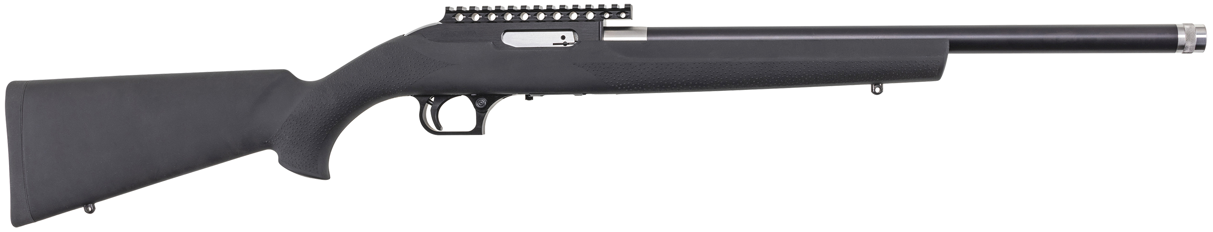 Magnum Research SSH22UT Magnum Lite SwitchBolt 22 LR 10+1 18" Black Tensioned w/Threaded Muzzle Barrel, Black Receiver w/Picatinny Rail, Black Hogue OverMolded Polymer Stock