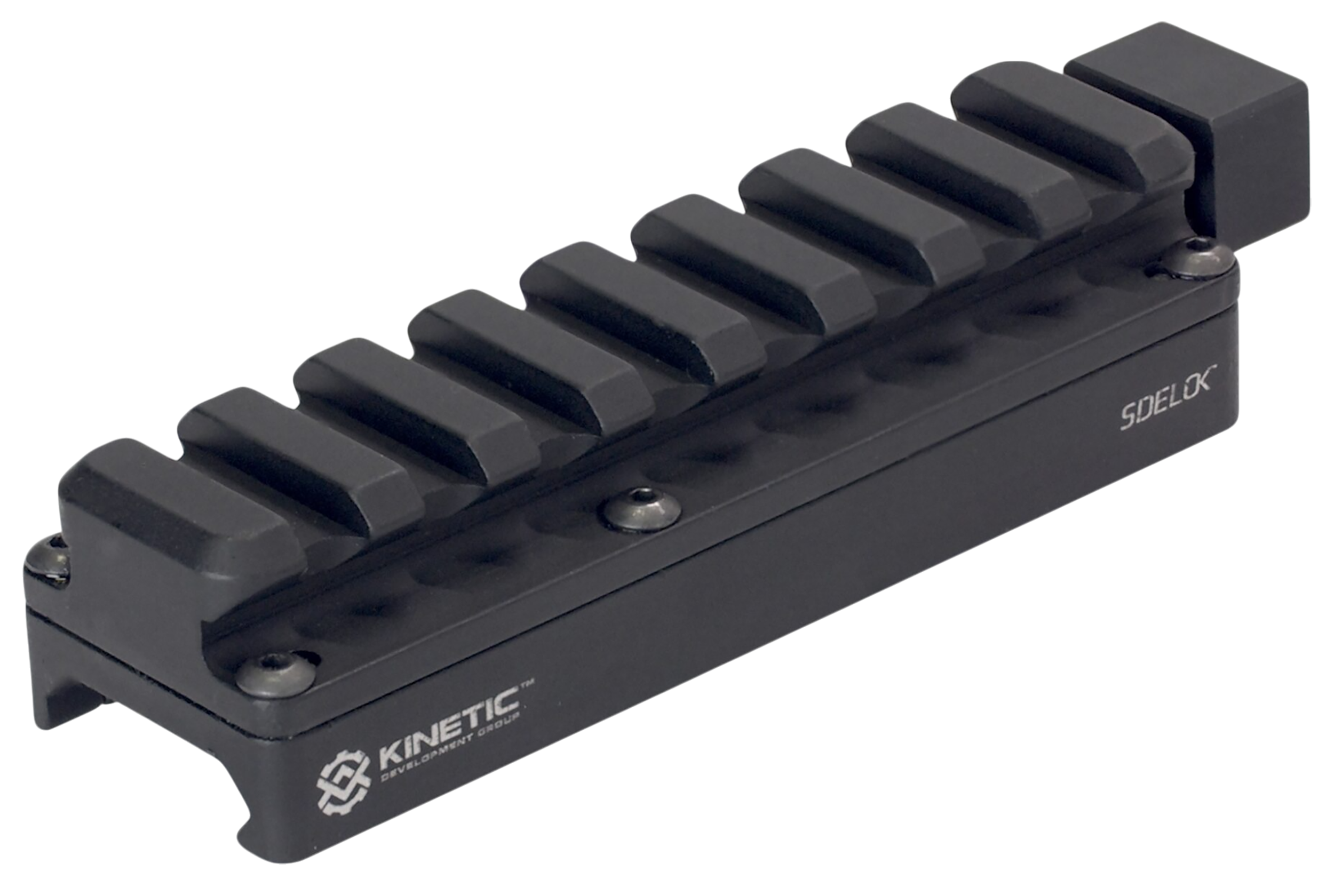 Kinetic Development Group SID5-100 Sidelock Universal Riser Long Black Aluminum