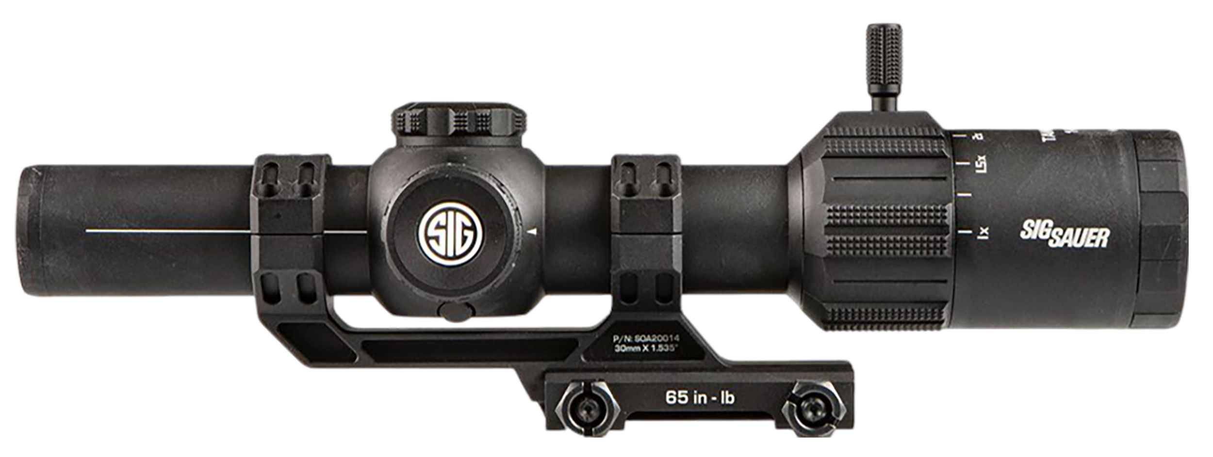 Sig Sauer Electro-Optics SOTM61002 Tango-MSR LPVO Black 1-6x24mm 30mm Tube Illuminated BDC6 Reticle