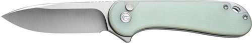 CIVIVI KNIFE ELEMENTUM II 2.96 " NATURAL G10/SATIN CLAM PACK