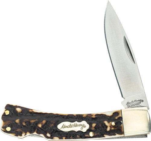UNCLE HENRY KNIFE NEXT GEN STAGLON BRUIN 2.8" BLADE