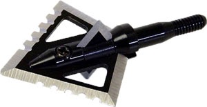 MAGNUS BROADHEADS BLACK HORNET 4-BLD SERRATE 100GR 1 1/4" 3PK