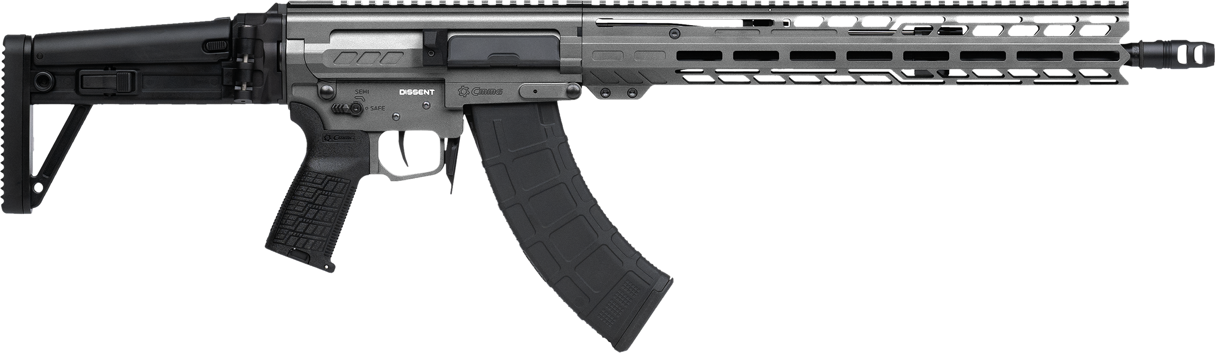 CMMG 86AD60BTNG  DISSENT MK47 762X39 16.1   TUNGST