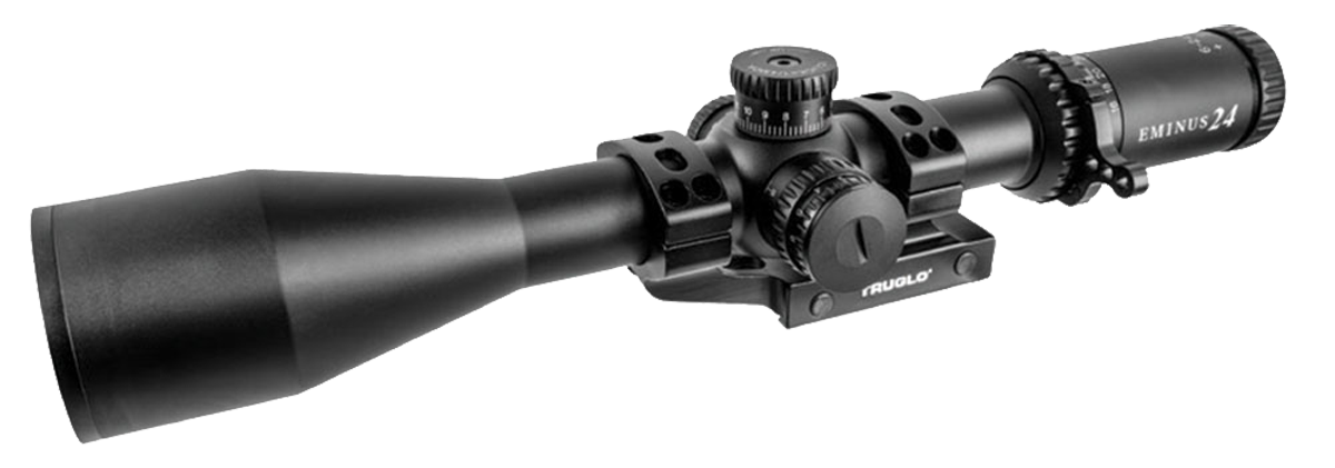 TruGlo TG-8562TLR Eminus  Black Anodized 6-24x50mm 30mm Tube Dual Illuminated (Green/Red)TacPlex MOA Reticle