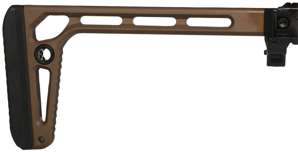 Sig Sauer 8901268 Minimalist Plus  Coyote Brown Aluminum Fits Sig MPX Fits Sig MCX Folding 9" OAL