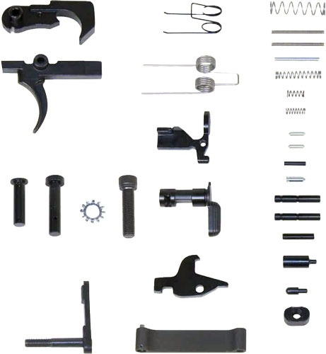 GUNTEC COMPLETE LOWER PARTS KIT AR15 "WITHOUT GRIP"