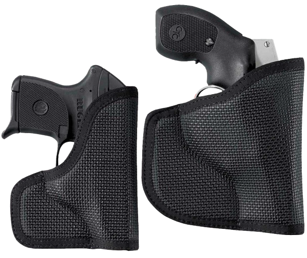 DeSantis Gunhide N38BJ8BZ0 Nemesis Pocket Black Rubberized Fabric Fits Glock 43 Ambidextrous