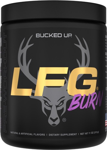 BUCKED UP PRE-WORKOUT LFG BURN RAZZLE DAZZLE 30 SERVINGS