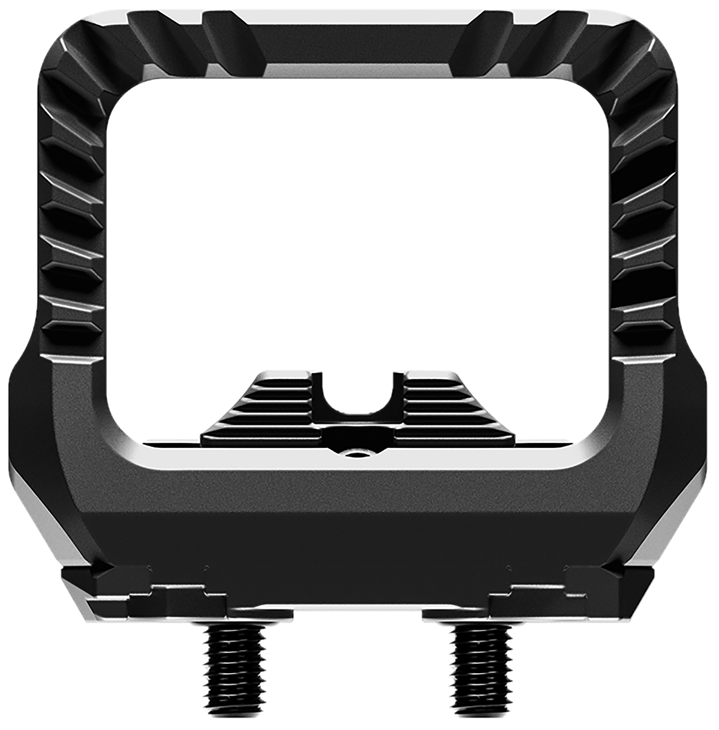 Radian Weapons G1502 Guardian Optic Guard w/Stealth Sights Black Anodized Hardcoat Aluminum EPS Mount Compatible w/Glock MOS Handgun