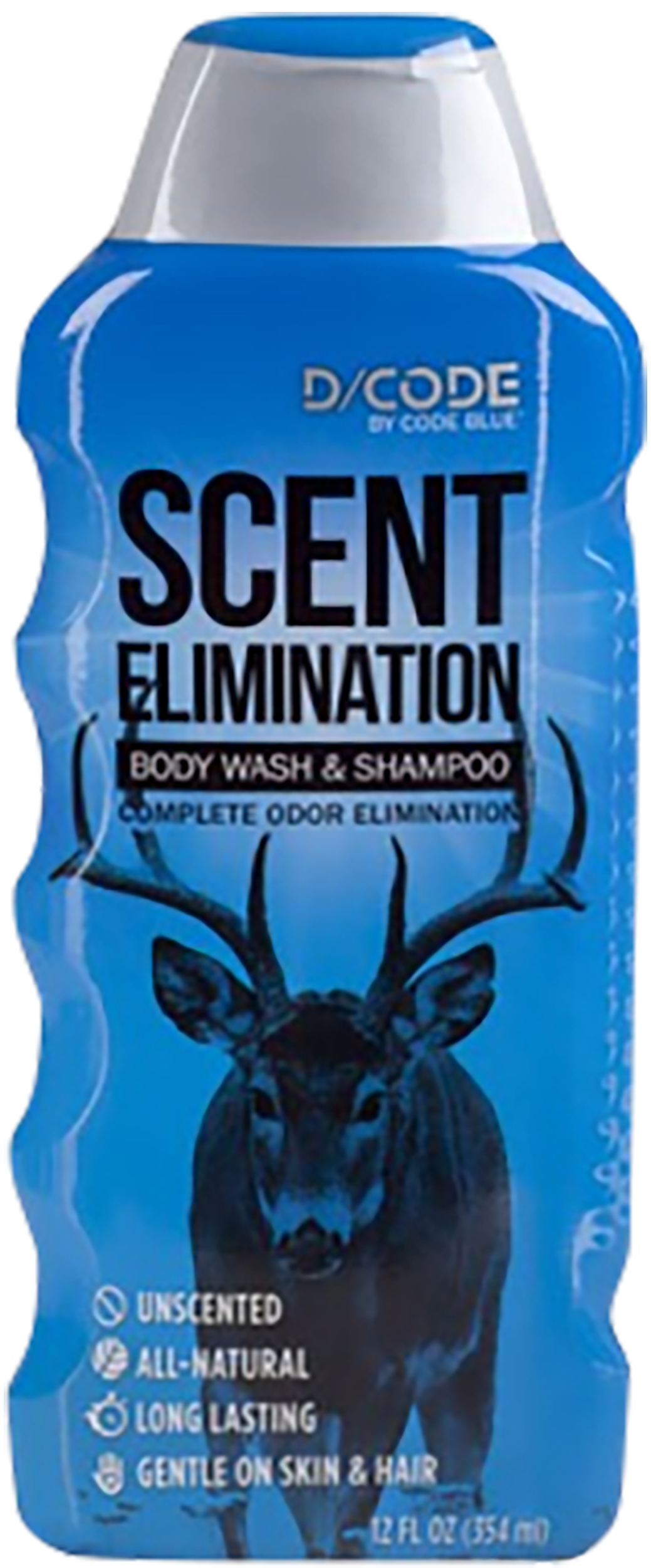 Code Blue OA1308 Body Wash/Shampoo Scent Eliminator Odorless 12 oz Squeeze Bottle