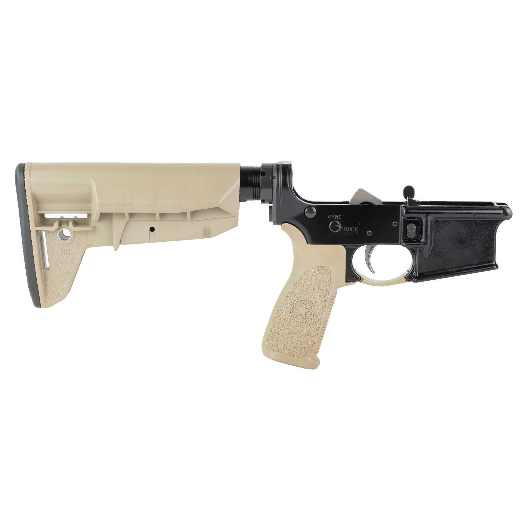 BCM CMPLT LWR W/SOPMOD 2 WB FDE BLEM