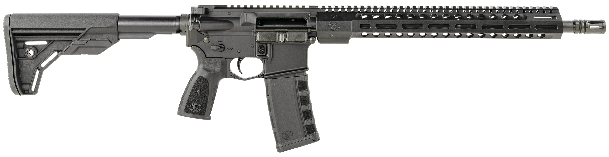 FN 36100632 FN 15 Tac3 5.56x45mm NATO 16" Chrome-Lined Barrel 30+1, Black Anodized Rec/M-LOK Handguard, Black 6 Position Collapsible Stock, Optics Ready