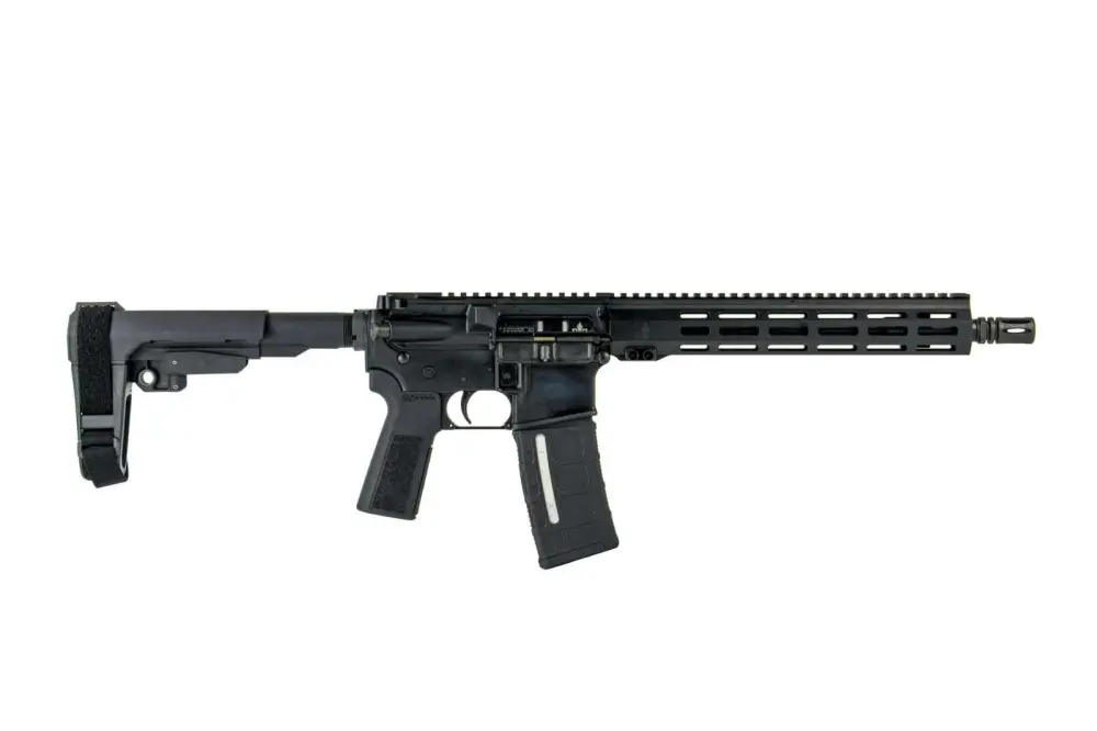 IWI ZION Z15 PISTOL 5.56 12.5" BBL, 11.5" MLOK, BLACK, BRACE 1-10RD MAG
