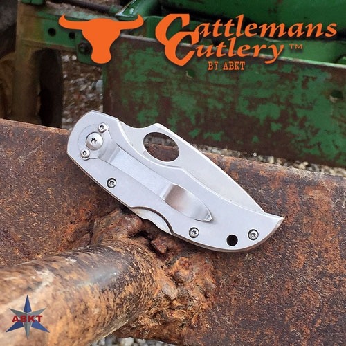ABKT CATTLEMANS CUTLERY DUECE LOCKBACK 2.5" BLADE W/ CLIP