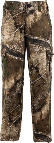 HABIT BEAR CAVE 6-POCKET YOUTH CAMO PANT REALTREE APX LARGE
