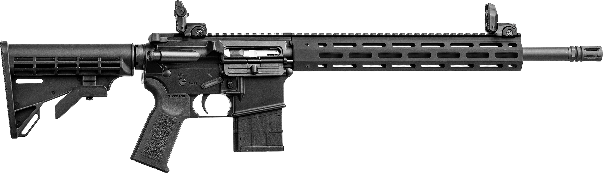Tippmann Arms A101256 M4 Magnum Elite MSR 22 WMR 15+1 16" Black Parkerized Threaded Barrel, Matte Black Receiver w/Picatinny Rail Aluminum Receiver, M-LOK Handguard, Black Adj CAR15 Polymer Stock, Bla