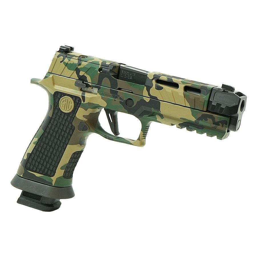 Sig Sauer P320 Spectre Comp Handgun 9mm Luger 21rd Magazines (2) 4.6" Barrel Woodland Camo SC81