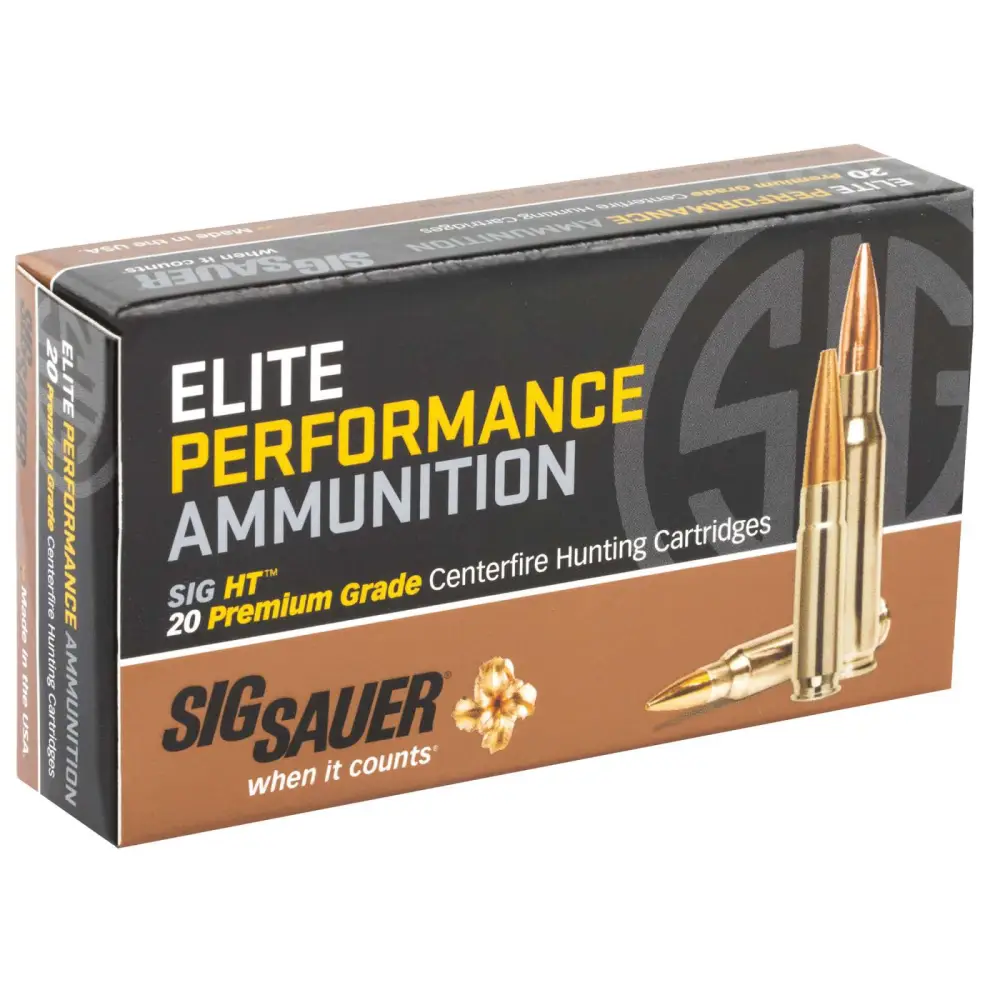 SIG SAUER ELITE HUNT 223 REM, 60GR 20RD BX