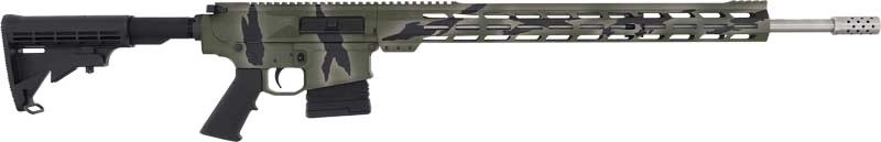 GLFA AR10 RIFLE 243 WIN 24" S/S BBL 5-RD PURSUIT GRN