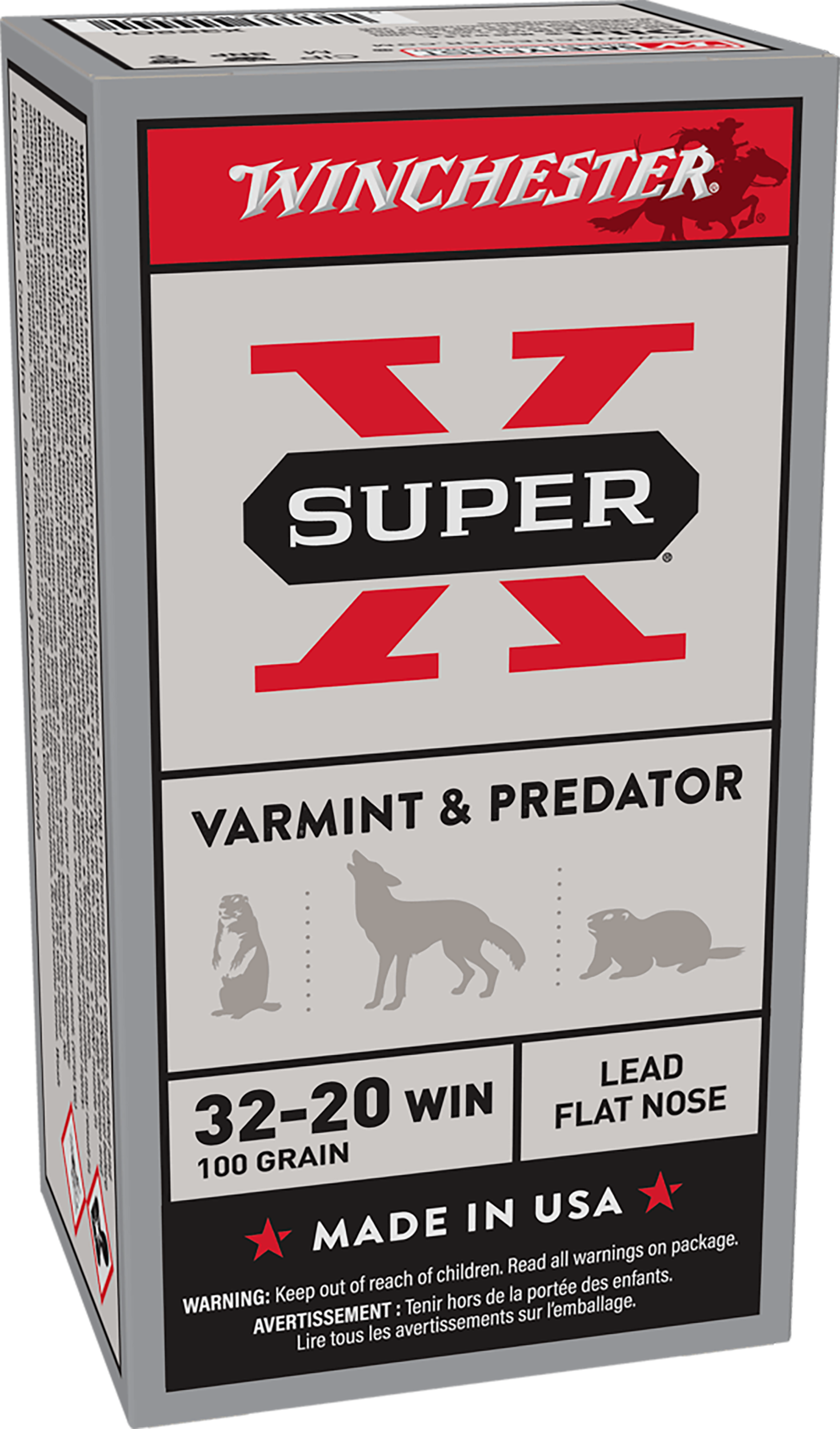 Winchester Ammo X32201 Super X  32-20Win 100gr Lead 50 Per Box/10 Case