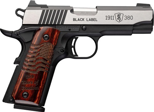Browning 1911 Black Label Medallion Pro 250 Compact 380 ACP 3.63" 8rd Pistol