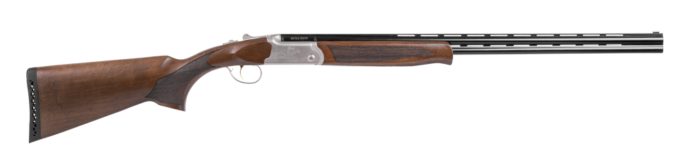 EAA GIRSAN 336002 Balikli Blue Label Youth 410 Bore Break Open 3" 2rd 18.50" Blued Over/Under Vent Rib Barrel, Aluminum Pheasant Engraved Receiver, Fixed Turkish Walnut Stock