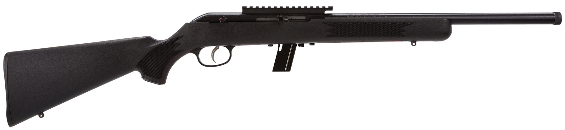Savage Arms 45110 64 FV-SR Full Size 22 LR 10+1 16.50" Matte Black Heavy Barrel, Matte Black Picatinny Rail Carbon Steel Receiver, Matte Black Fixed Synthetic Stock, Right Hand