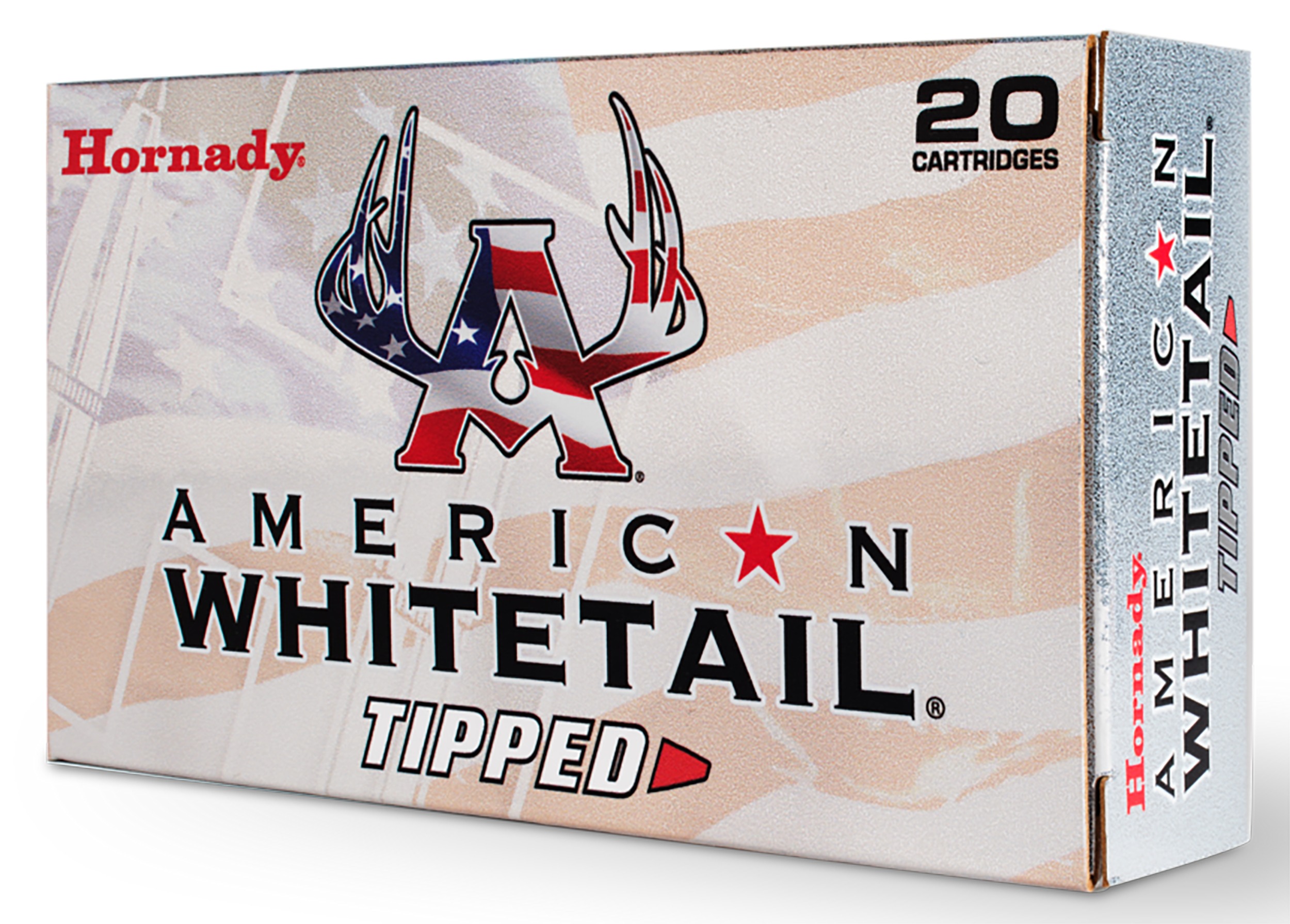 Hornady 81624 American Whitetail 6.5PRC 129gr 20 Per Box/10 Case
