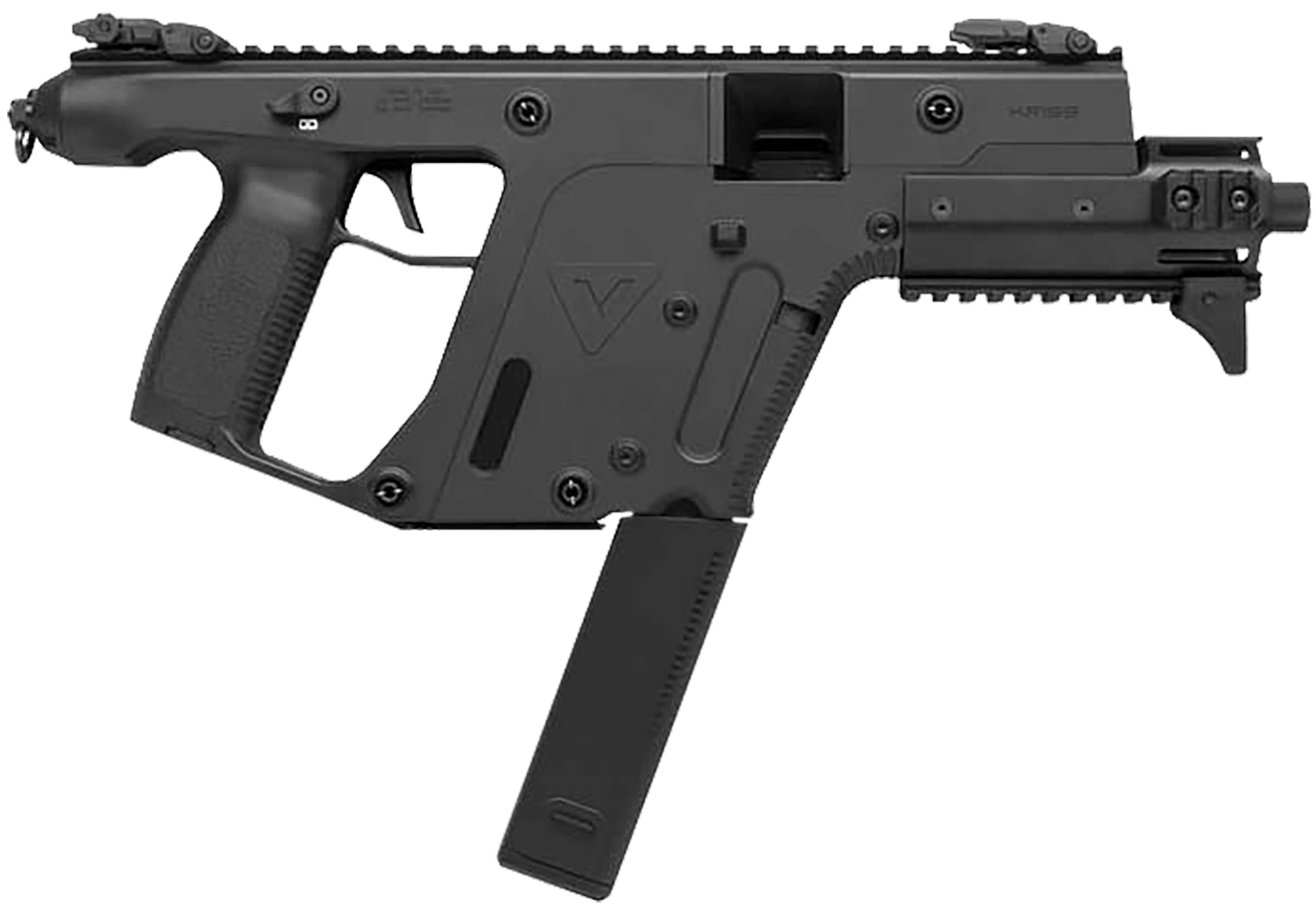 Kriss USA KV90PBL30 Vector Enhanced SDP Gen2 9mm Luger 40+1 6.50" Black Nitride Threaded Barrel, Black Picatinny Rail, MK5M Modular Rail, Black Polymer Grip, Glock Magazine Compatible