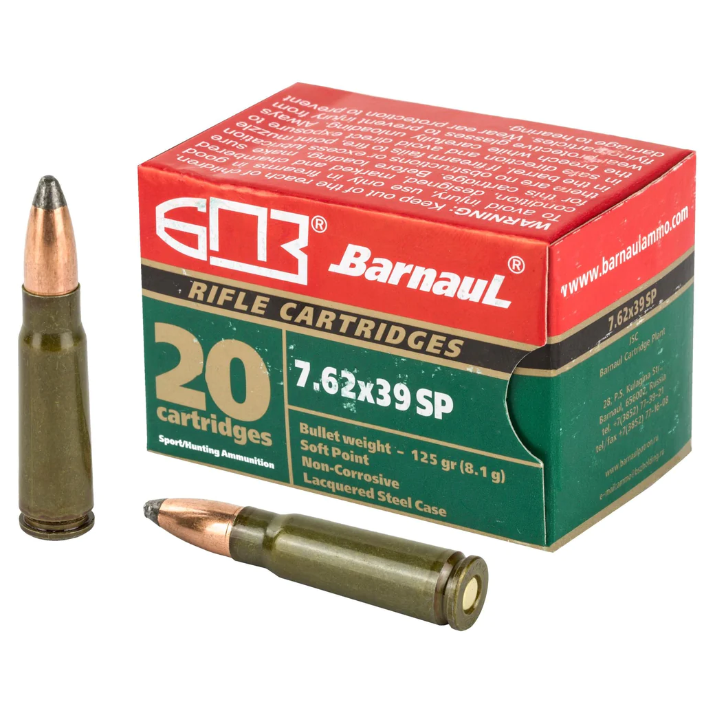BARNAUL 7.62 X 39 SP 125GR STEEL