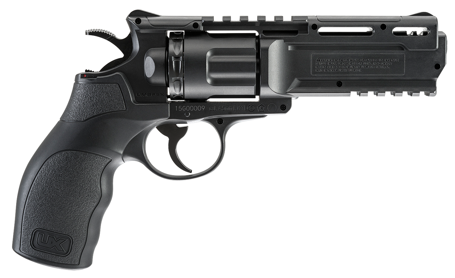 Umarex 2252109 Brodax  CO2 177 BB 10rd Black Frame Black Polymer Grip