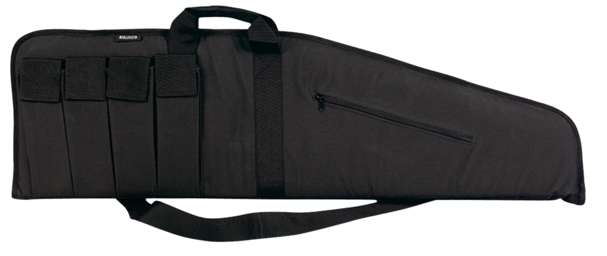 Bulldog BD423 Extreme Tactical  25" Black Water-Resistant Nylon, Tricot Lining, 4 External Velcro Magazine Pouches, Soft Padding