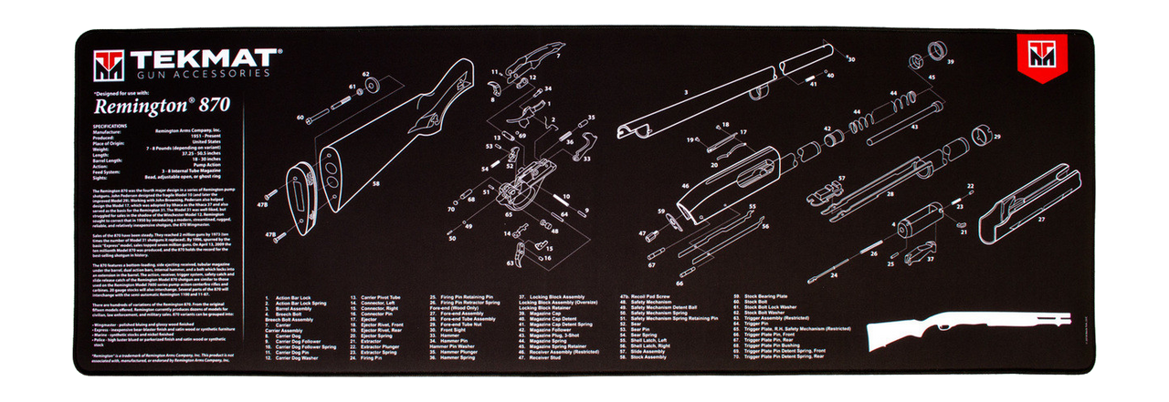 TEKMAT TEK-R44-REM-870      44X15 ULTRA REM 870
